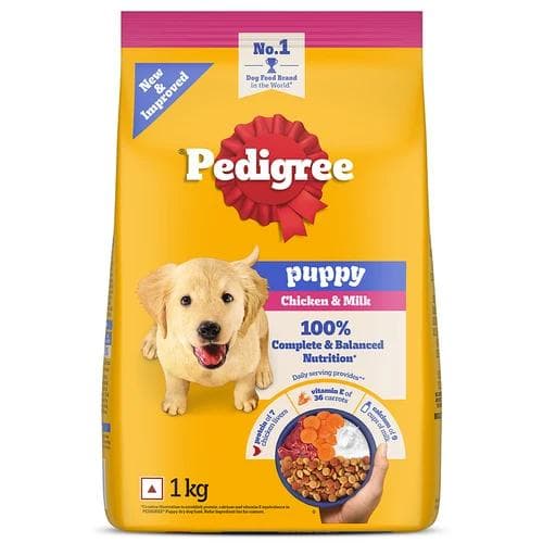 Pedigree Chicken and Milk Puppy Dog Dry Food - 1kg